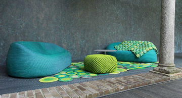 OTTO - 2 seater rope garden sofa by Paola Lenti - view 3